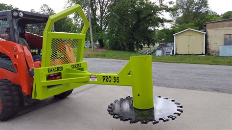 skid steer tree saw rental